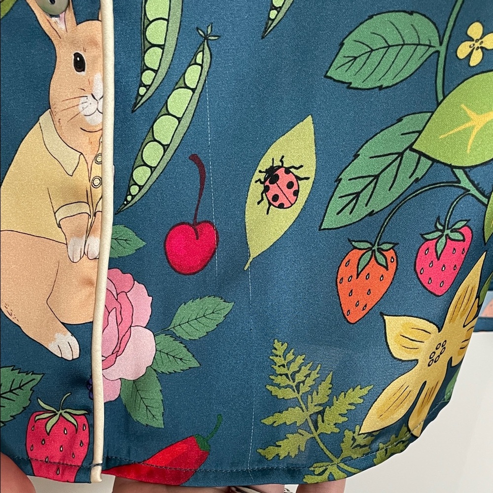 Karen Mabon Pajama Top RARE Peter Rabbit - Picture 3 of 8